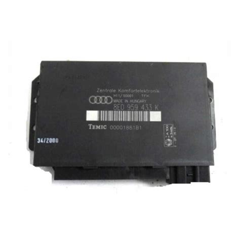 So it must be a broken wire or the module itself. . Audi a4 convenience module location
